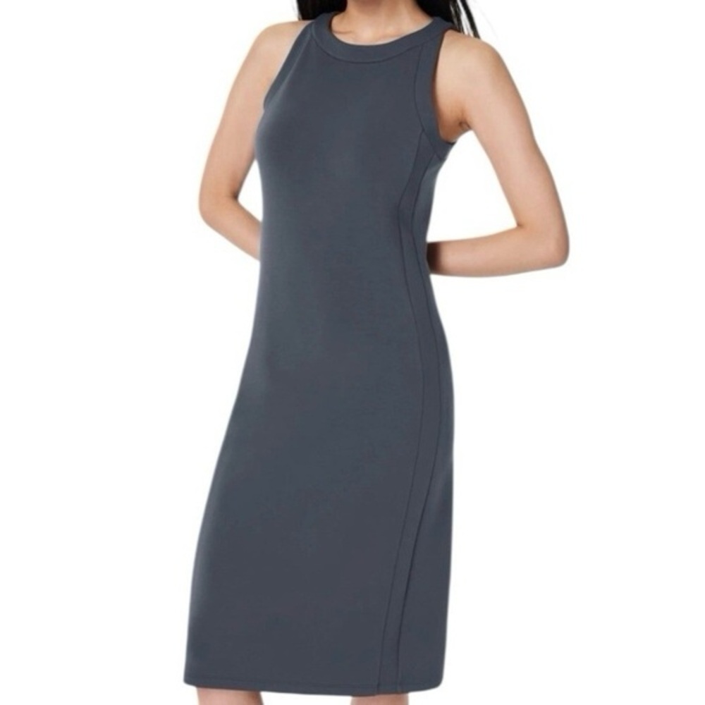 Spanx AirEssentials Tank Midi Dress in Dark Storm